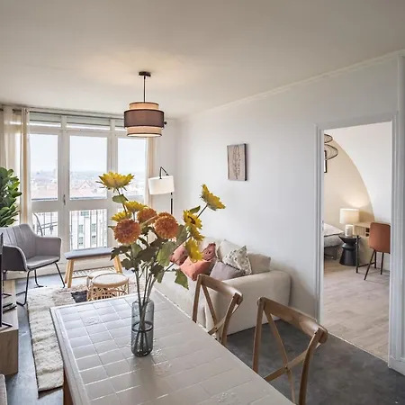 شقة Evasion Urbaine - Vue Panoramique - Proche Gare
