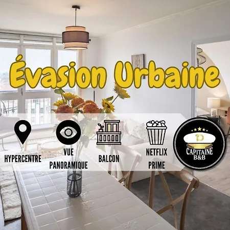 Evasion Urbaine - Vue Panoramique - Proche Gare شقة *